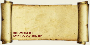 Isak Šeperković vizit kartica